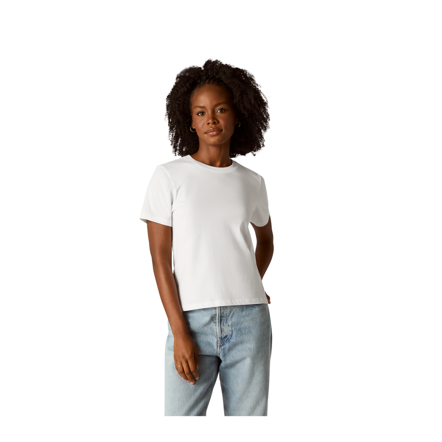 Women's Pima Cotton Crew Neck T-Shirt W8