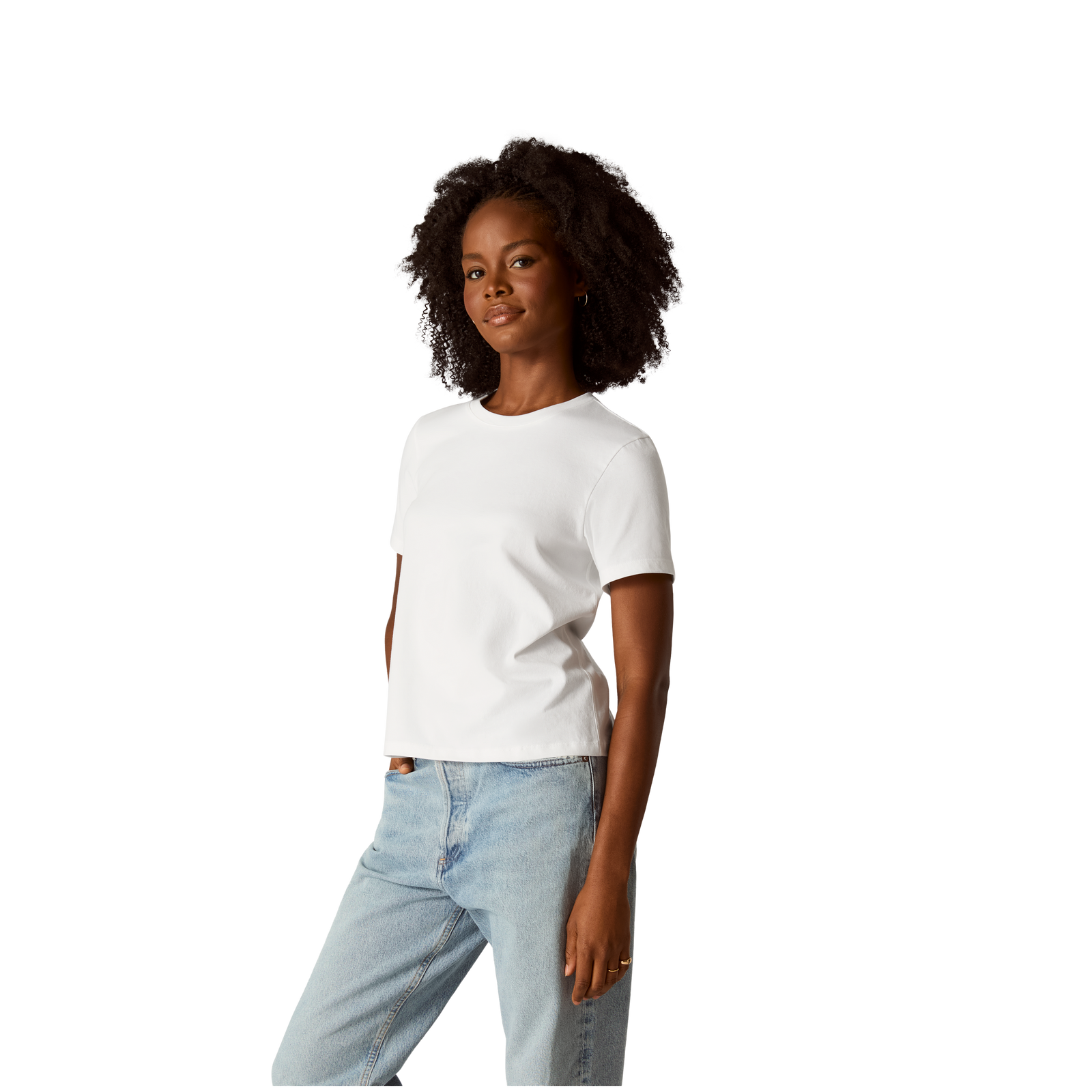 Women's Pima Cotton Crew Neck T-Shirt