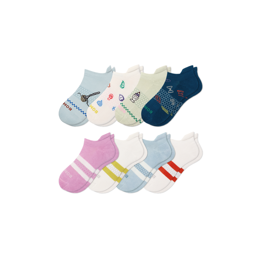 Youth Ankle Sock 8-Pack N4